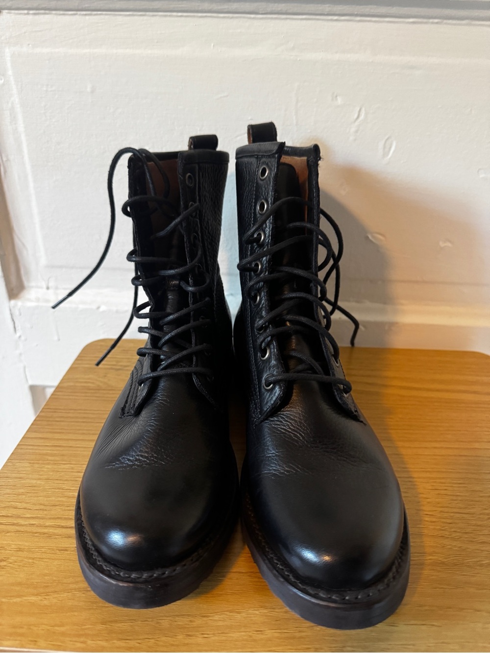 Frye Black Combat Boot